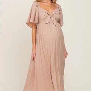 Mauve pink Maternity Dress